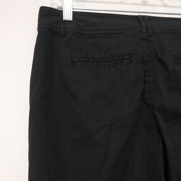 KHAKIS | size 4 | Casual Black Cotton Cargo Pants - Picture 9 of 16
